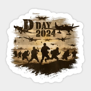 D Day 2024 Sticker
